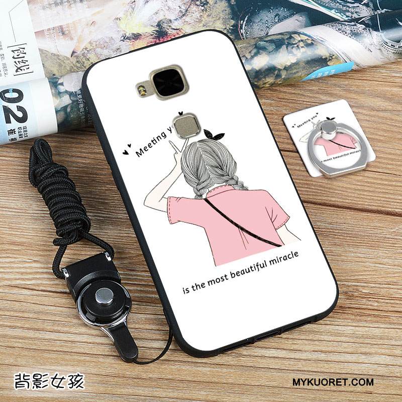 Kuori Huawei G7 Plus Pehmeä Neste Valkoinen Eurooppa, Kotelo Huawei G7 Plus Silikoni Murtumaton Trendi