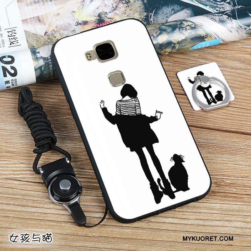 Kuori Huawei G7 Plus Pehmeä Neste Valkoinen Eurooppa, Kotelo Huawei G7 Plus Silikoni Murtumaton Trendi