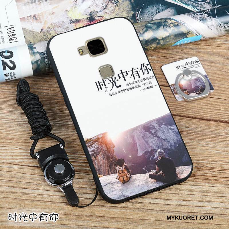 Kuori Huawei G7 Plus Pehmeä Neste Valkoinen Eurooppa, Kotelo Huawei G7 Plus Silikoni Murtumaton Trendi