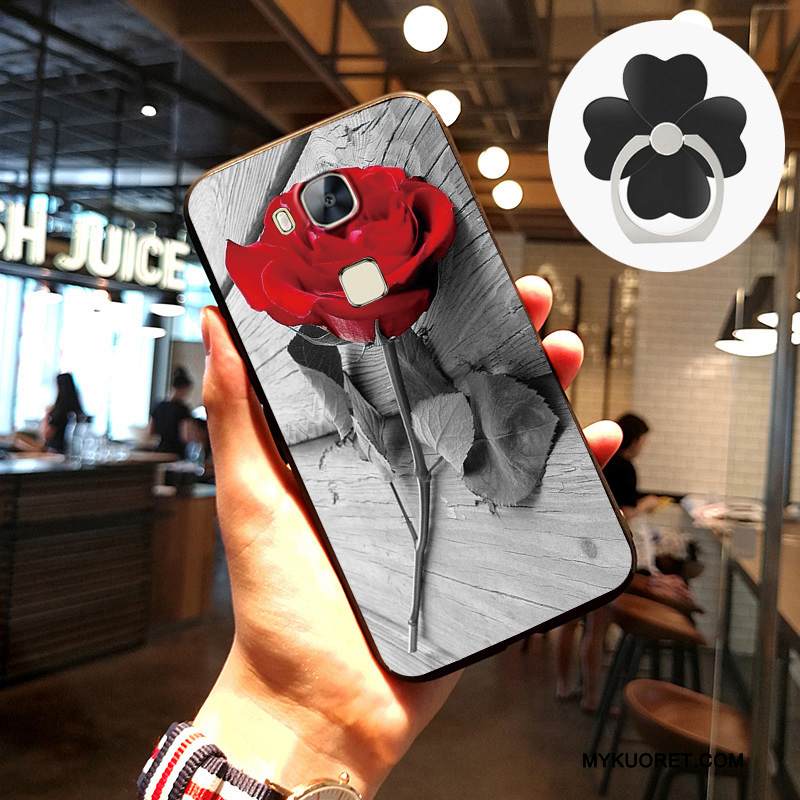 Kuori Huawei G7 Plus Pehmeä Neste Violetti Murtumaton, Kotelo Huawei G7 Plus Silikoni Puhelimen Kuoret Persoonallisuus