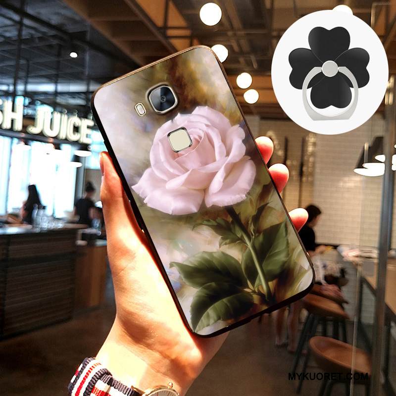 Kuori Huawei G7 Plus Pehmeä Neste Violetti Murtumaton, Kotelo Huawei G7 Plus Silikoni Puhelimen Kuoret Persoonallisuus