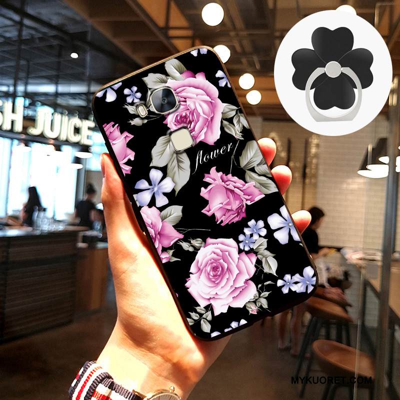 Kuori Huawei G7 Plus Pehmeä Neste Violetti Murtumaton, Kotelo Huawei G7 Plus Silikoni Puhelimen Kuoret Persoonallisuus