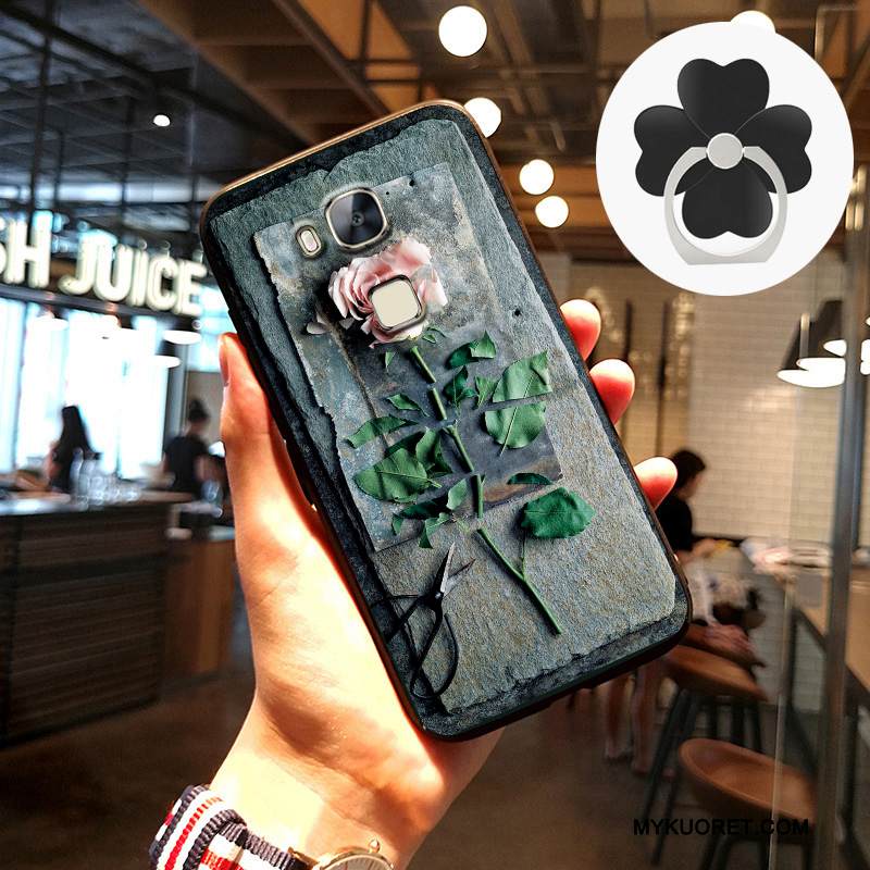 Kuori Huawei G7 Plus Pehmeä Neste Violetti Murtumaton, Kotelo Huawei G7 Plus Silikoni Puhelimen Kuoret Persoonallisuus