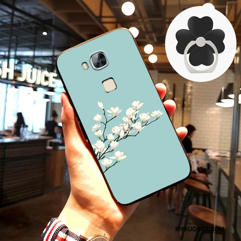 Kuori Huawei G7 Plus Pehmeä Neste Violetti Murtumaton, Kotelo Huawei G7 Plus Silikoni Puhelimen Kuoret Persoonallisuus