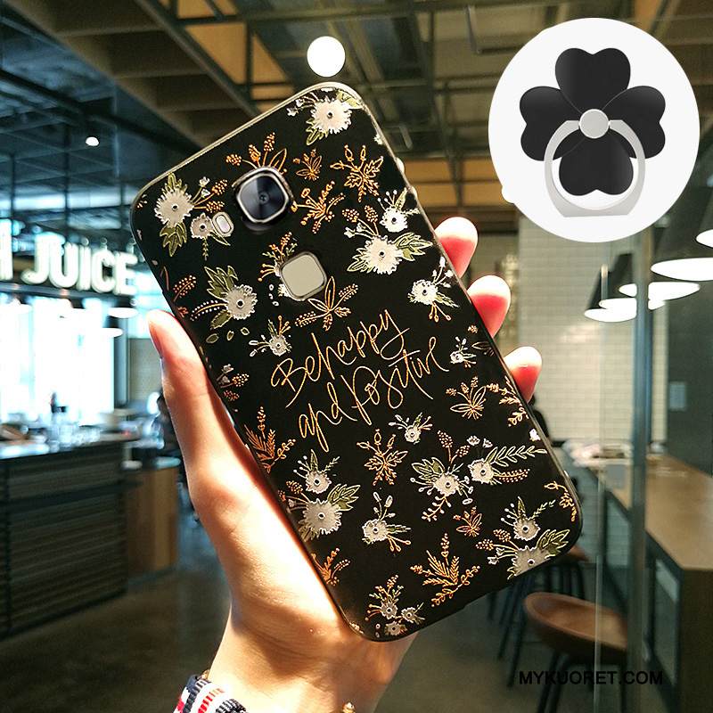 Kuori Huawei G7 Plus Pehmeä Neste Violetti Murtumaton, Kotelo Huawei G7 Plus Silikoni Puhelimen Kuoret Persoonallisuus