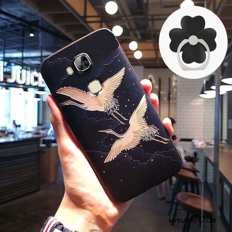 Kuori Huawei G7 Plus Pehmeä Neste Violetti Murtumaton, Kotelo Huawei G7 Plus Silikoni Puhelimen Kuoret Persoonallisuus