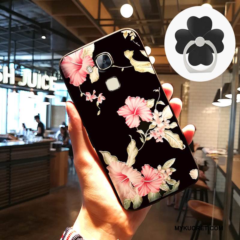 Kuori Huawei G7 Plus Pehmeä Neste Violetti Murtumaton, Kotelo Huawei G7 Plus Silikoni Puhelimen Kuoret Persoonallisuus