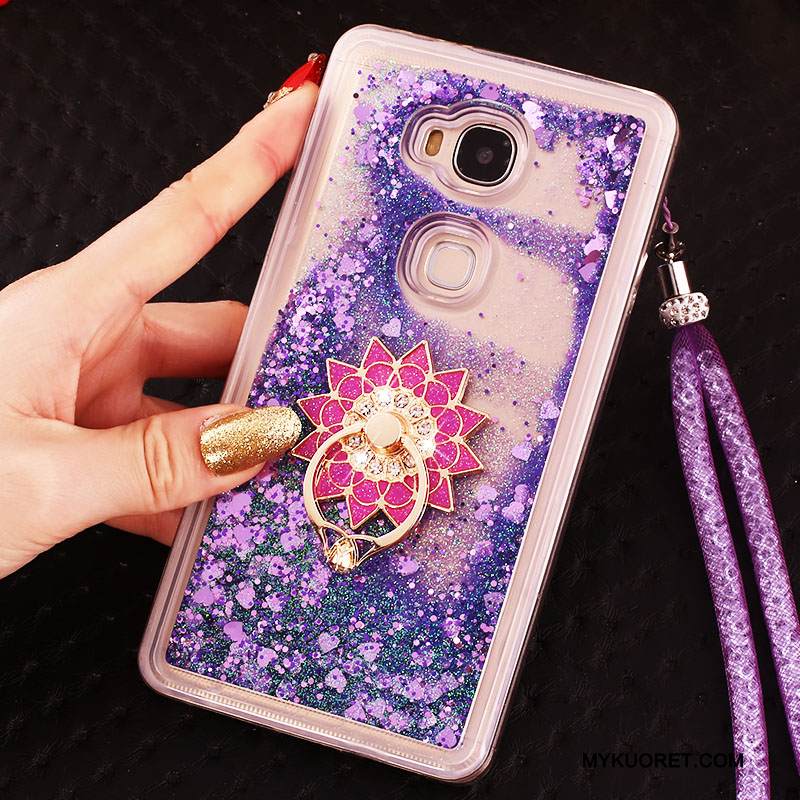 Kuori Huawei G7 Plus Sarjakuva Neste Puhelimen Kuoret, Kotelo Huawei G7 Plus Silikoni Juoksuhiekka Violetti