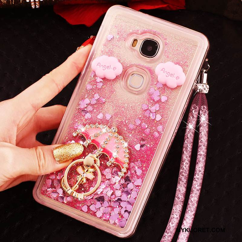 Kuori Huawei G7 Plus Sarjakuva Neste Puhelimen Kuoret, Kotelo Huawei G7 Plus Silikoni Juoksuhiekka Violetti