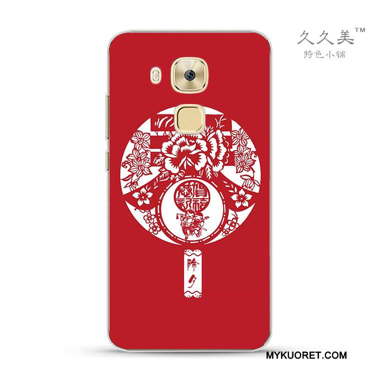 Kuori Huawei G7 Plus Silikoni Festivaali Korkealaatuinen, Kotelo Huawei G7 Plus Punainen Puhelimen Kuoret