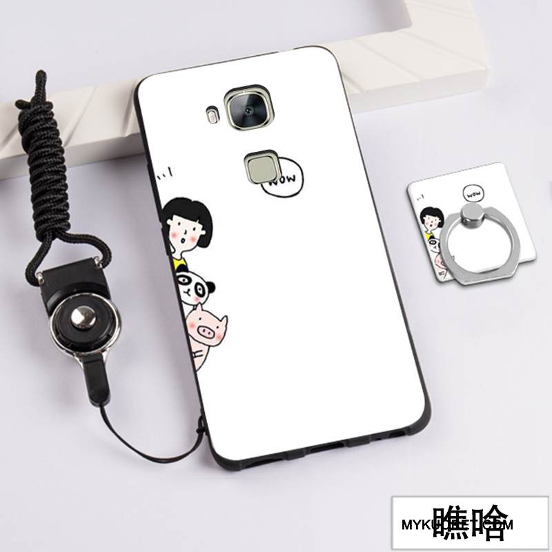 Kuori Huawei G7 Plus Silikoni Murtumaton Jauhe, Kotelo Huawei G7 Plus Pehmeä Neste Puhelimen Kuoret Trendi