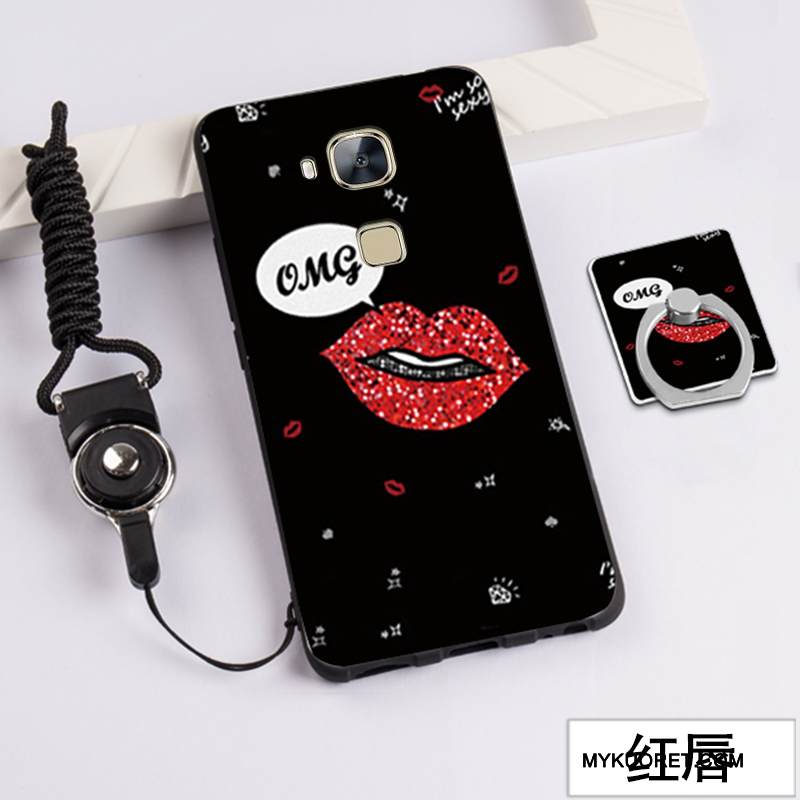 Kuori Huawei G7 Plus Silikoni Murtumaton Jauhe, Kotelo Huawei G7 Plus Pehmeä Neste Puhelimen Kuoret Trendi