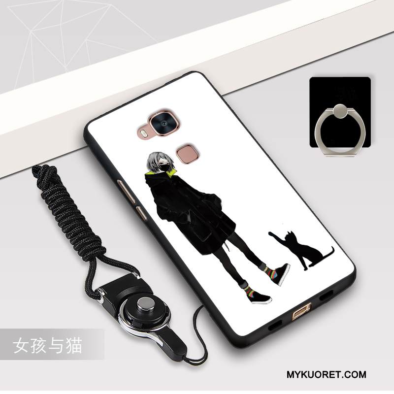 Kuori Huawei G7 Plus Silikoni Murtumaton Tummansininen, Kotelo Huawei G7 Plus Suojaus Puhelimen Kuoret Ripustettavat Koristeet