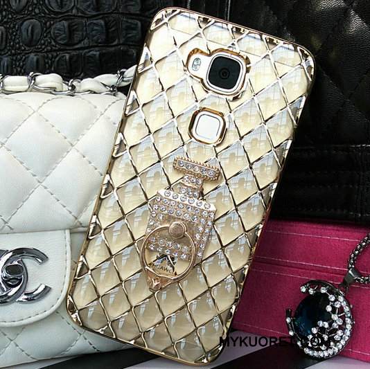 Kuori Huawei G7 Plus Silikoni Puhelimen Kuoret Kulta, Kotelo Huawei G7 Plus