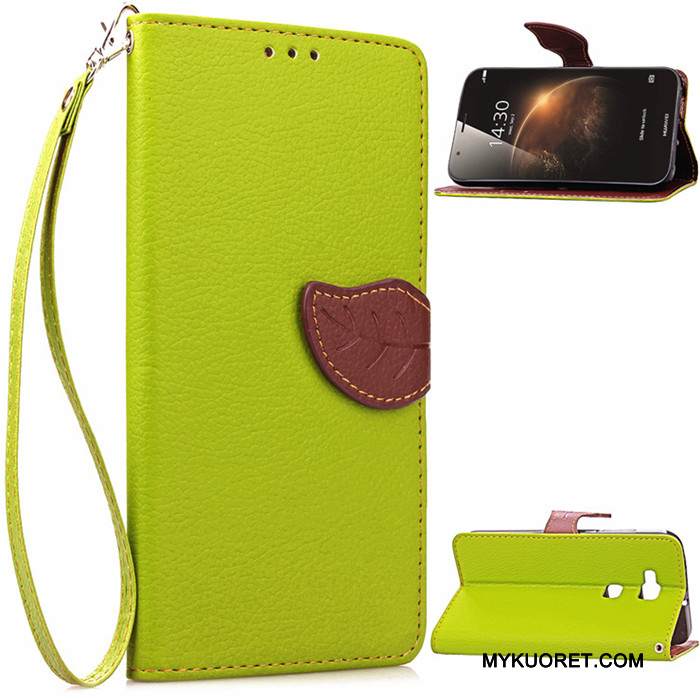 Kuori Huawei G7 Plus Silikoni Puhelimen Kuoret Murtumaton, Kotelo Huawei G7 Plus Nahka Trendi Vihreä