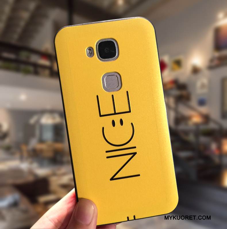 Kuori Huawei G7 Plus Silikoni Puhelimen Kuoret Murtumaton, Kotelo Huawei G7 Plus Pehmeä Neste Trendi Kova