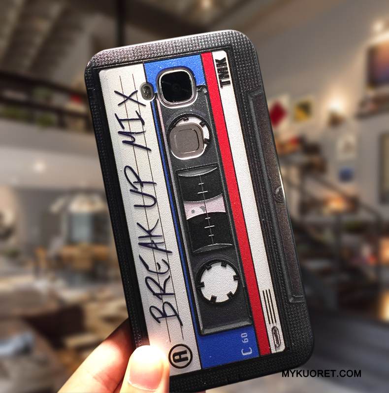 Kuori Huawei G7 Plus Silikoni Puhelimen Kuoret Murtumaton, Kotelo Huawei G7 Plus Pehmeä Neste Trendi Kova