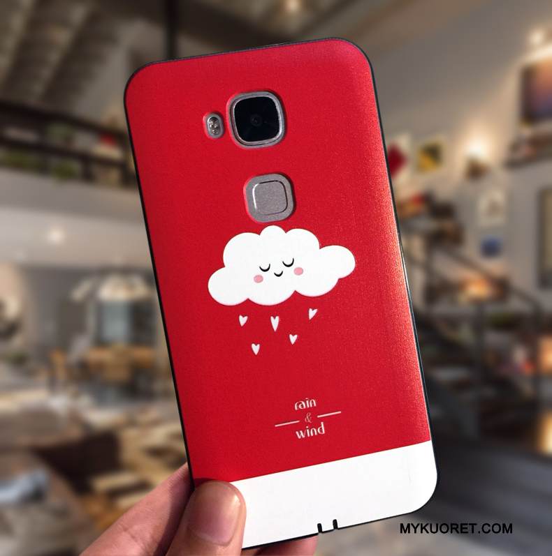 Kuori Huawei G7 Plus Silikoni Puhelimen Kuoret Murtumaton, Kotelo Huawei G7 Plus Pehmeä Neste Trendi Kova