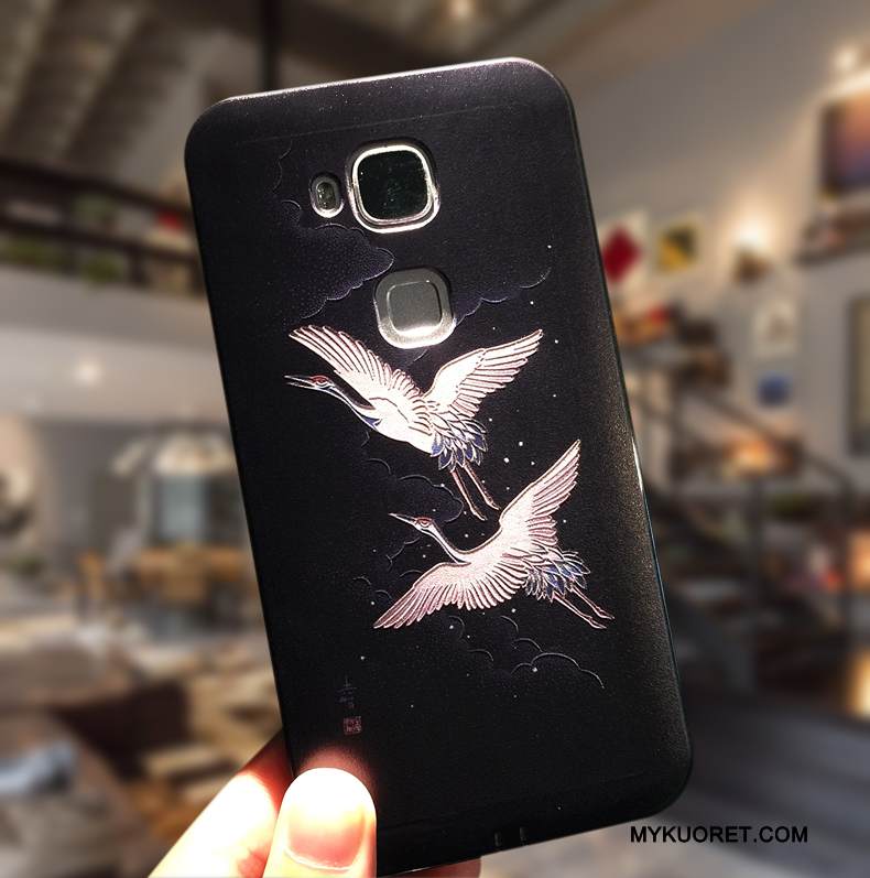 Kuori Huawei G7 Plus Silikoni Puhelimen Kuoret Murtumaton, Kotelo Huawei G7 Plus Pehmeä Neste Trendi Kova