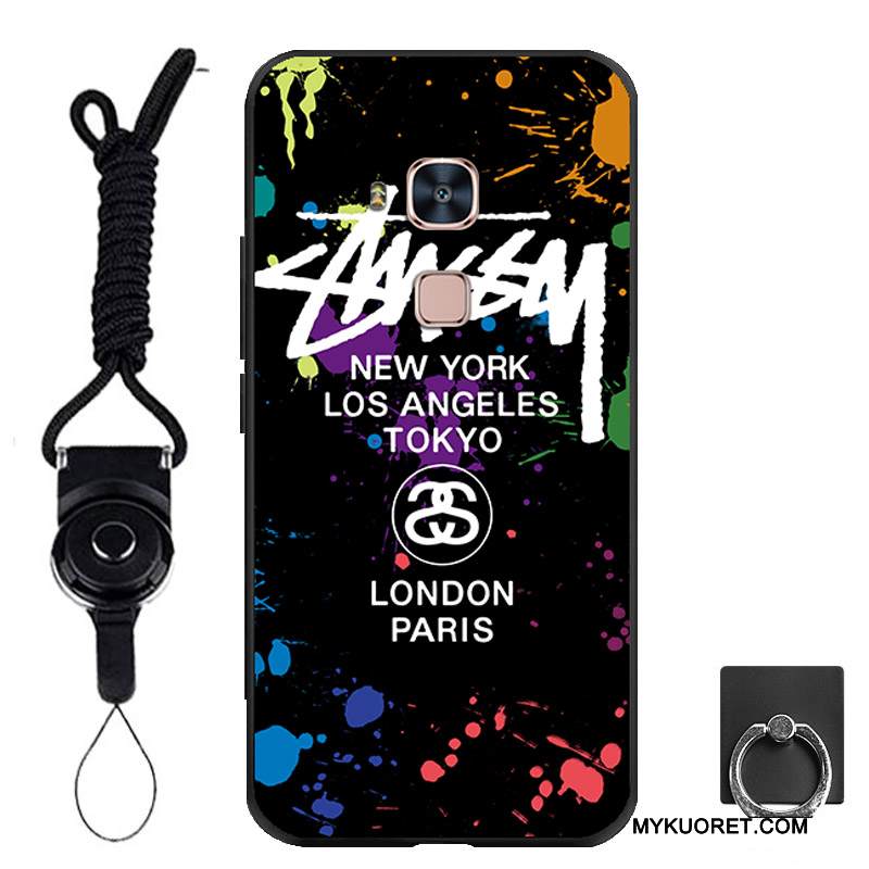 Kuori Huawei G7 Plus Silikoni Trendi Puhelimen Kuoret, Kotelo Huawei G7 Plus Pehmeä Neste Ripustettavat Koristeet Persoonallisuus