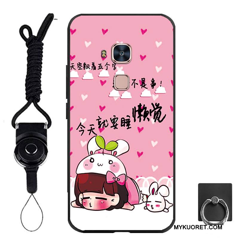 Kuori Huawei G7 Plus Silikoni Trendi Puhelimen Kuoret, Kotelo Huawei G7 Plus Pehmeä Neste Ripustettavat Koristeet Persoonallisuus