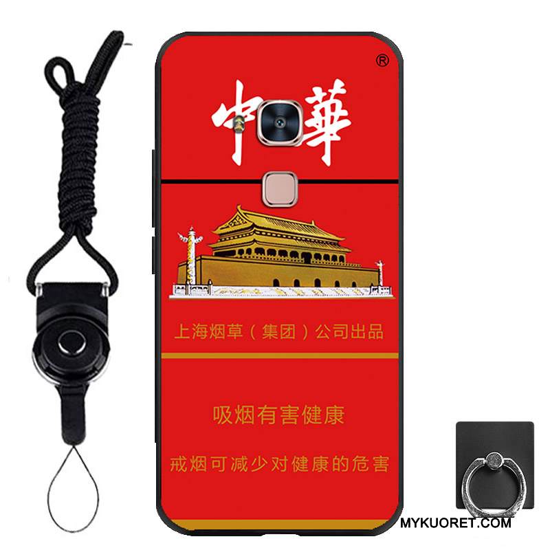 Kuori Huawei G7 Plus Silikoni Trendi Puhelimen Kuoret, Kotelo Huawei G7 Plus Pehmeä Neste Ripustettavat Koristeet Persoonallisuus