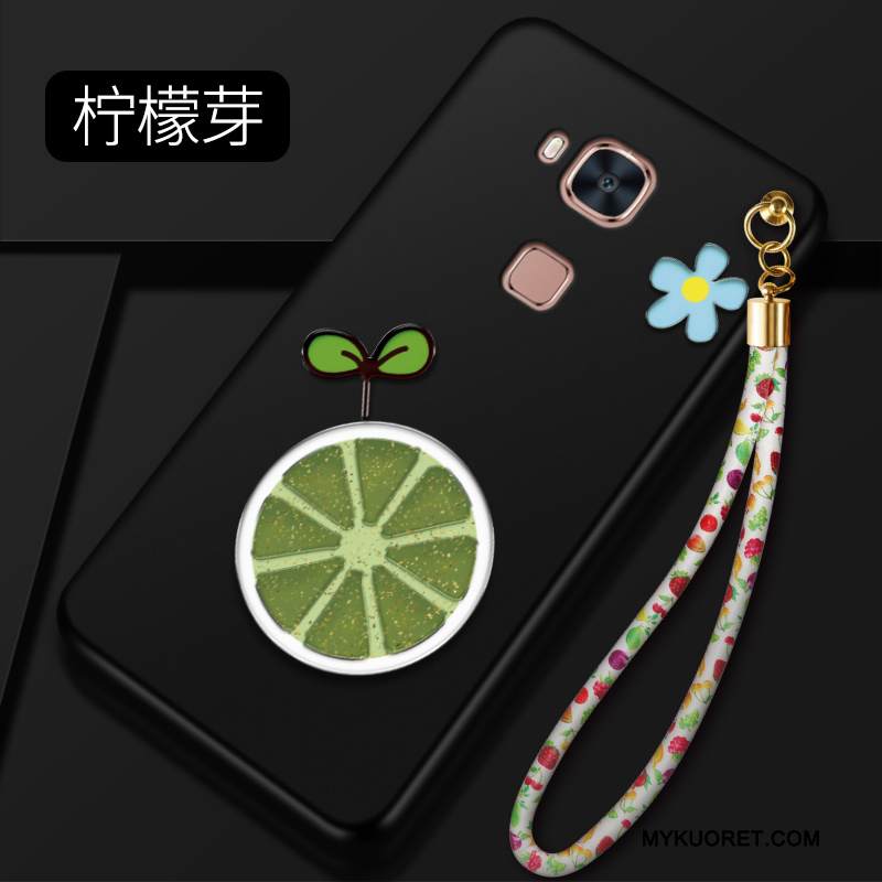 Kuori Huawei G7 Plus Silikoni Tummanvihreä Trendi, Kotelo Huawei G7 Plus Laukut Ripustettavat Koristeet Puhelimen Kuoret