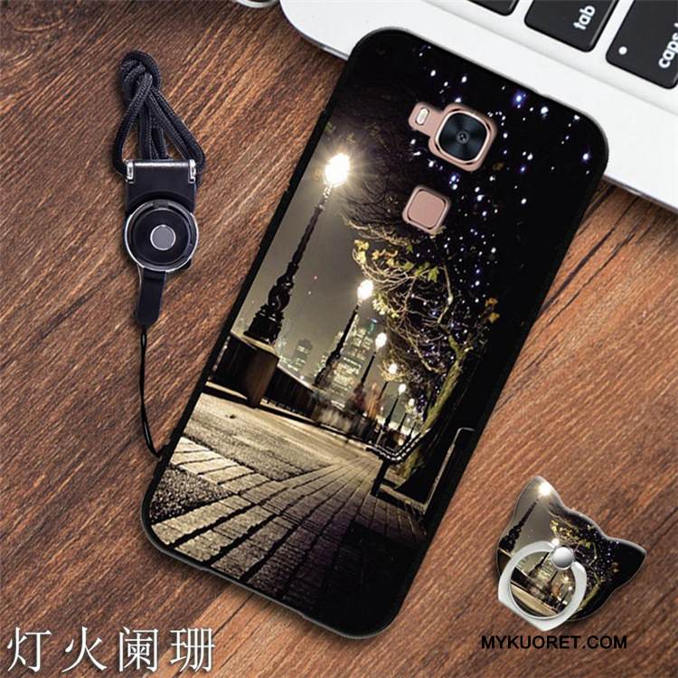 Kuori Huawei G7 Plus Silikoni Valkoinen Puhelimen Kuoret, Kotelo Huawei G7 Plus Pehmeä Neste