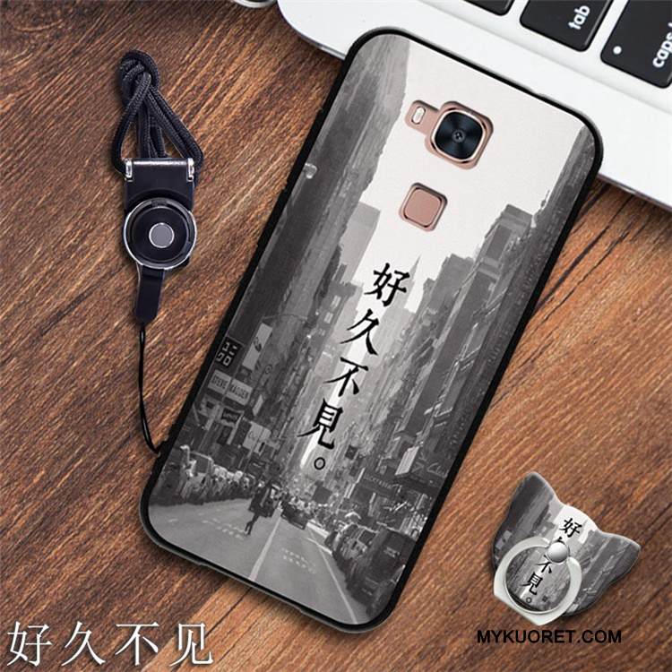 Kuori Huawei G7 Plus Silikoni Valkoinen Puhelimen Kuoret, Kotelo Huawei G7 Plus Pehmeä Neste