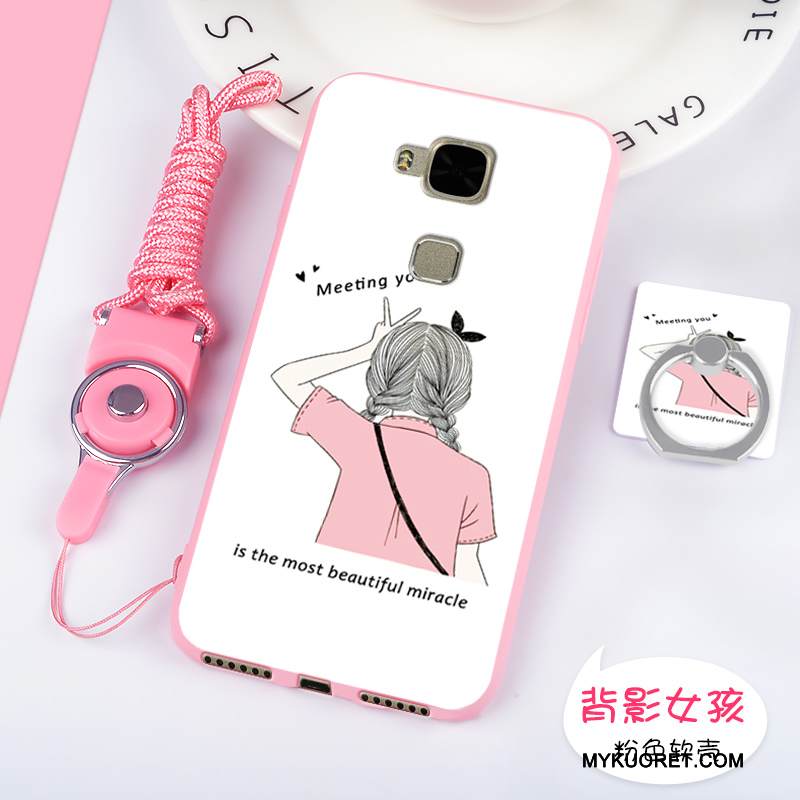 Kuori Huawei G7 Plus Suojaus Ihana Murtumaton, Kotelo Huawei G7 Plus Pehmeä Neste Punainen Puhelimen Kuoret