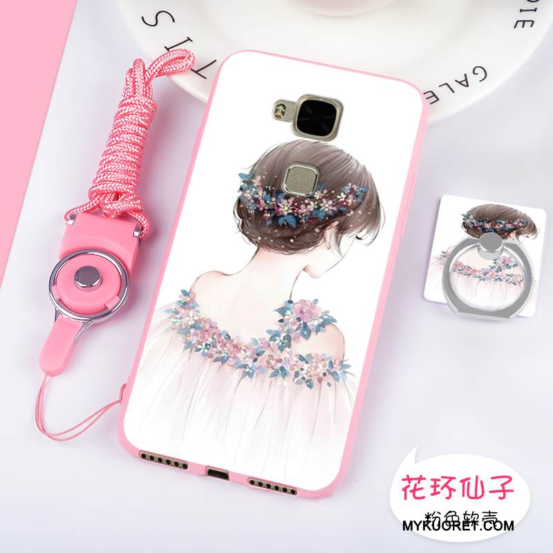 Kuori Huawei G7 Plus Suojaus Ihana Murtumaton, Kotelo Huawei G7 Plus Pehmeä Neste Punainen Puhelimen Kuoret