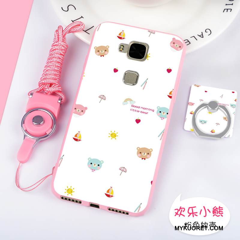 Kuori Huawei G7 Plus Suojaus Ihana Murtumaton, Kotelo Huawei G7 Plus Pehmeä Neste Punainen Puhelimen Kuoret