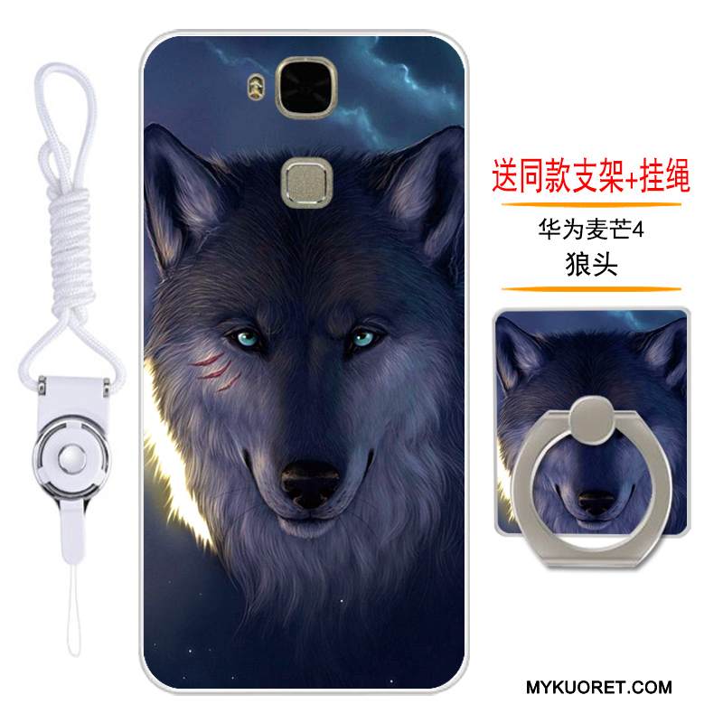 Kuori Huawei G7 Plus Suojaus Murtumaton Violetti, Kotelo Huawei G7 Plus Pehmeä Neste Trendi Puhelimen Kuoret