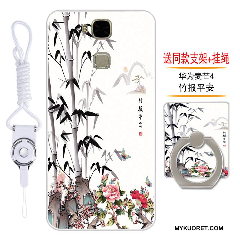 Kuori Huawei G7 Plus Suojaus Murtumaton Violetti, Kotelo Huawei G7 Plus Pehmeä Neste Trendi Puhelimen Kuoret