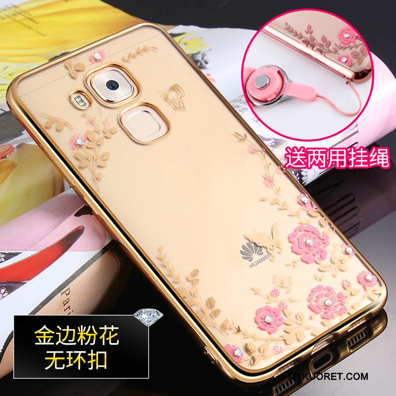 Kuori Huawei G7 Plus Suojaus Puhelimen Kuoret Jauhe, Kotelo Huawei G7 Plus Pehmeä Neste Rengas