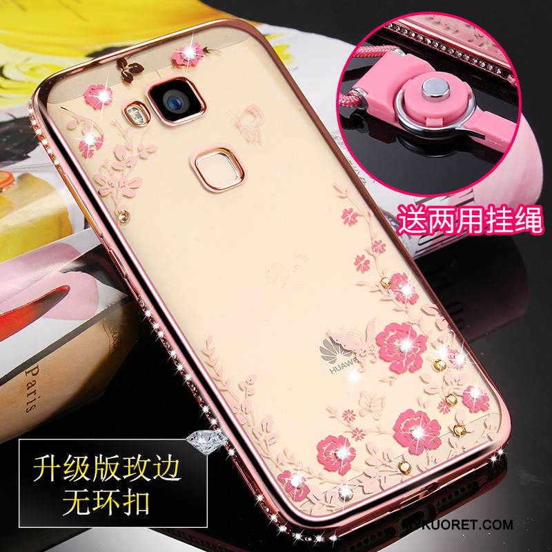 Kuori Huawei G7 Plus Suojaus Puhelimen Kuoret Jauhe, Kotelo Huawei G7 Plus Pehmeä Neste Rengas