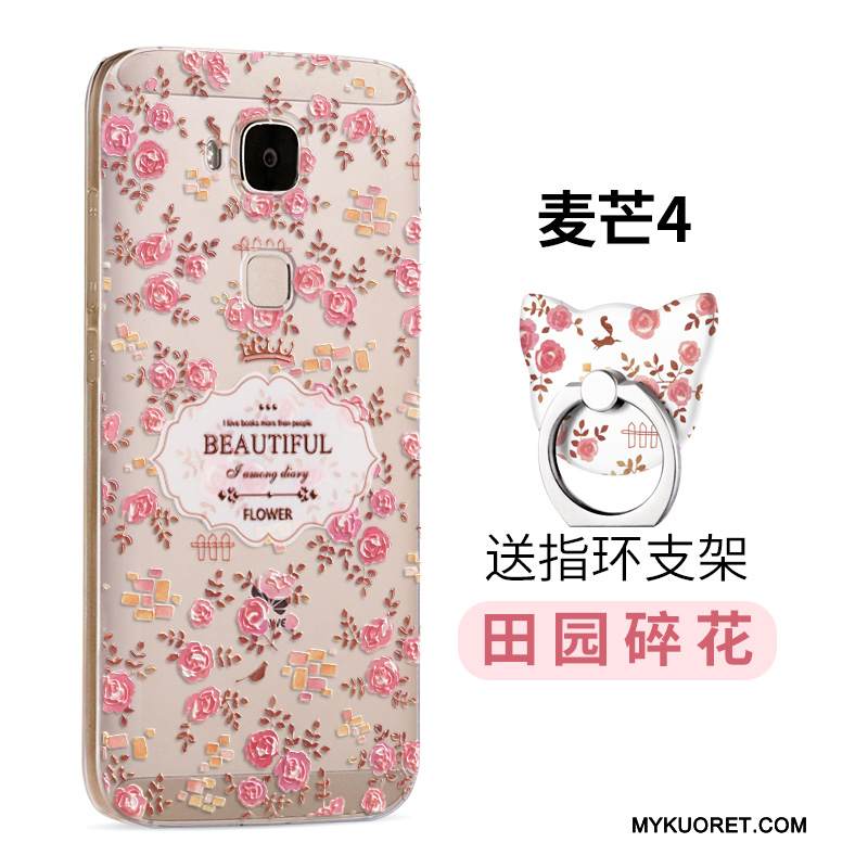 Kuori Huawei G7 Plus Suojaus Puhelimen Kuoret Violetti, Kotelo Huawei G7 Plus Pehmeä Neste Trendi