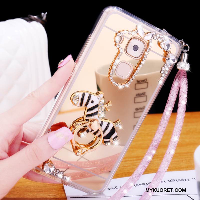 Kuori Huawei G7 Plus Suojaus Ripustettavat Koristeet Persoonallisuus, Kotelo Huawei G7 Plus Pehmeä Neste Kulta Puhelimen Kuoret