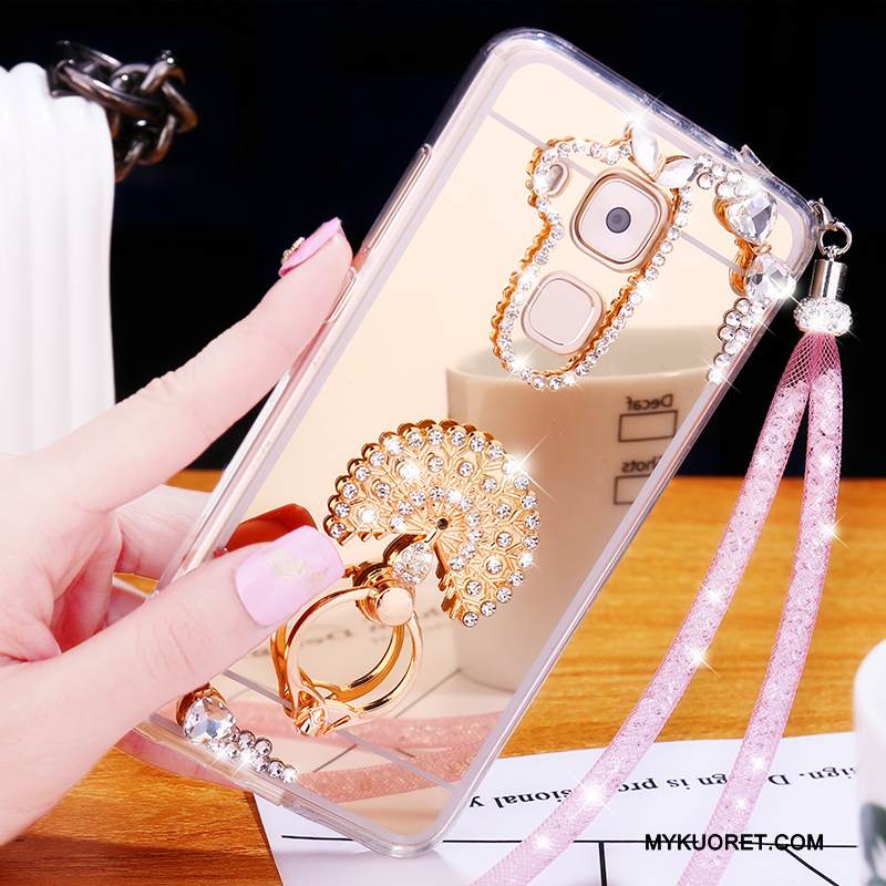 Kuori Huawei G7 Plus Suojaus Ripustettavat Koristeet Persoonallisuus, Kotelo Huawei G7 Plus Pehmeä Neste Kulta Puhelimen Kuoret