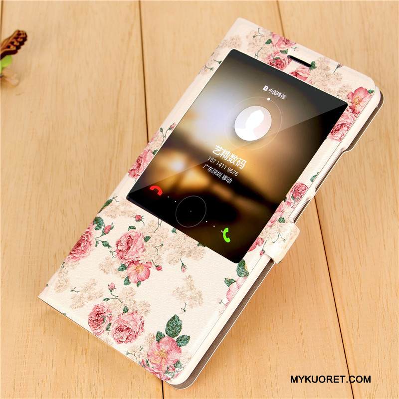 Kuori Huawei G7 Plus Suojaus Violetti Puhelimen Kuoret, Kotelo Huawei G7 Plus Nahka