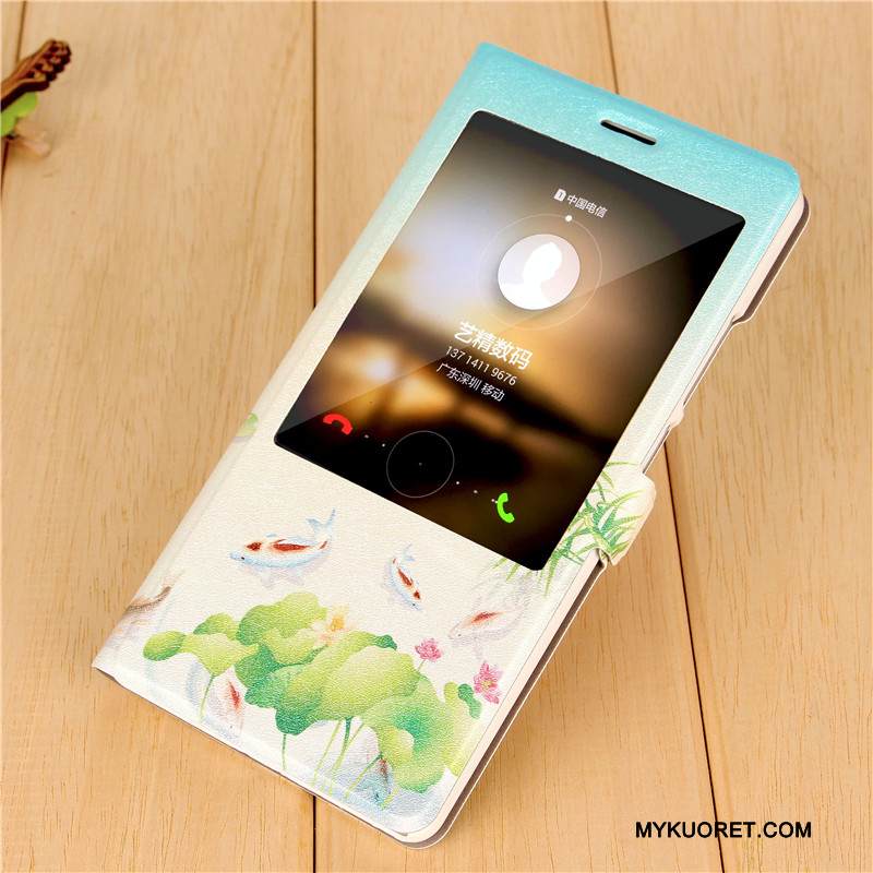 Kuori Huawei G7 Plus Suojaus Violetti Puhelimen Kuoret, Kotelo Huawei G7 Plus Nahka