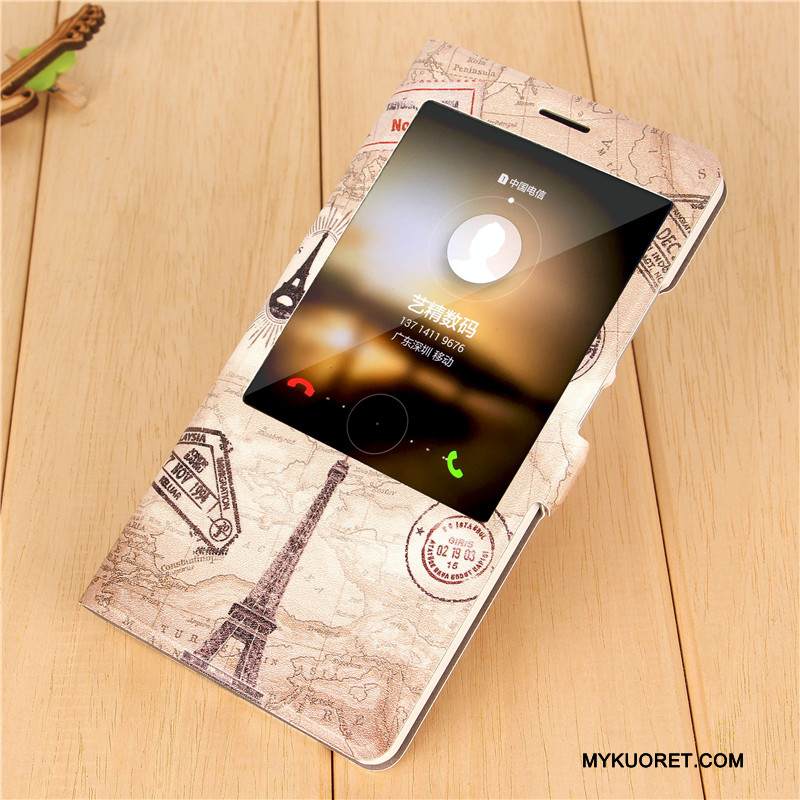 Kuori Huawei G7 Plus Suojaus Violetti Puhelimen Kuoret, Kotelo Huawei G7 Plus Nahka