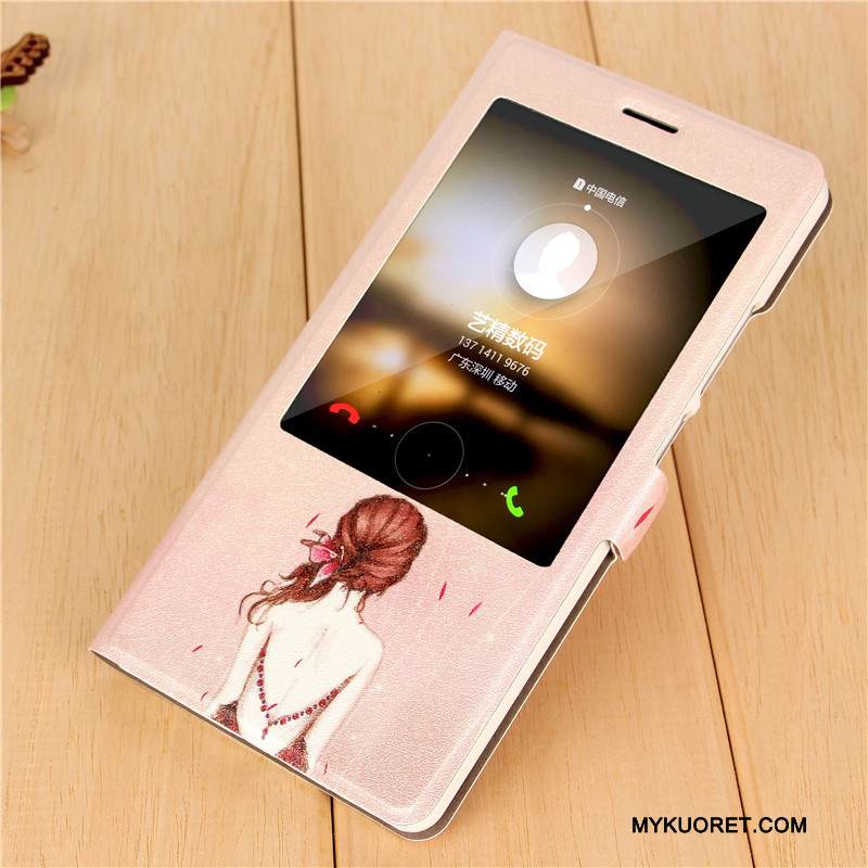 Kuori Huawei G7 Plus Suojaus Violetti Puhelimen Kuoret, Kotelo Huawei G7 Plus Nahka