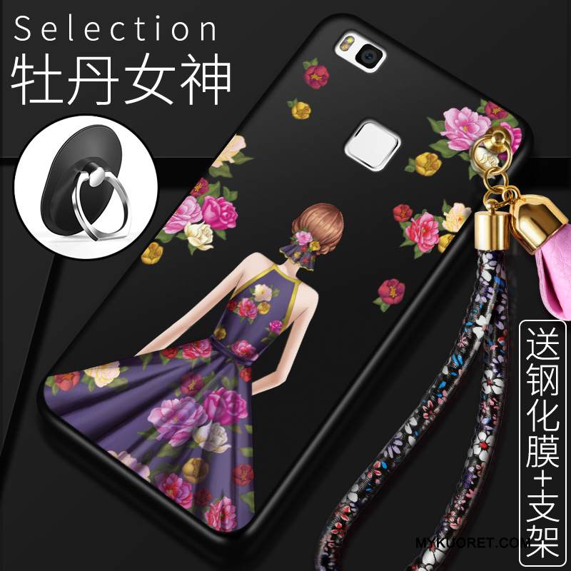 Kuori Huawei G9 Lite Laukut Murtumaton Nuoret, Kotelo Huawei G9 Lite Pehmeä Neste Punainen Puhelimen Kuoret