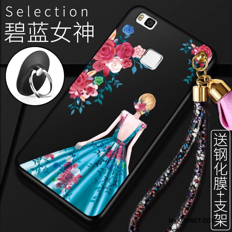 Kuori Huawei G9 Lite Laukut Murtumaton Nuoret, Kotelo Huawei G9 Lite Pehmeä Neste Punainen Puhelimen Kuoret