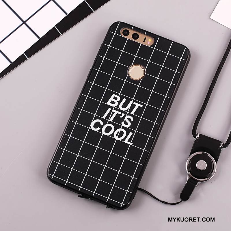 Kuori Huawei G9 Lite Maalaus Musta Ripustettavat Koristeet, Kotelo Huawei G9 Lite Silikoni Nuoret Puhelimen Kuoret