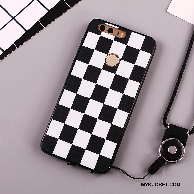 Kuori Huawei G9 Lite Maalaus Musta Ripustettavat Koristeet, Kotelo Huawei G9 Lite Silikoni Nuoret Puhelimen Kuoret