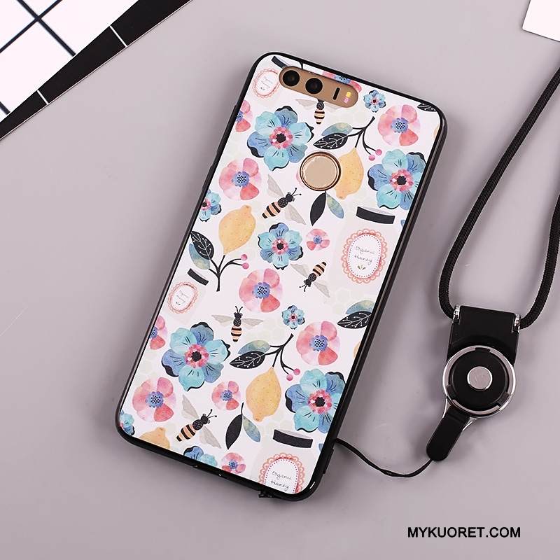 Kuori Huawei G9 Lite Maalaus Musta Ripustettavat Koristeet, Kotelo Huawei G9 Lite Silikoni Nuoret Puhelimen Kuoret