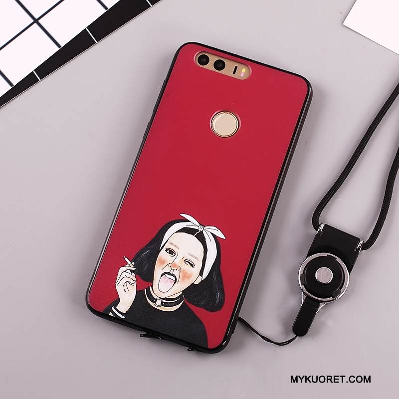 Kuori Huawei G9 Lite Maalaus Musta Ripustettavat Koristeet, Kotelo Huawei G9 Lite Silikoni Nuoret Puhelimen Kuoret