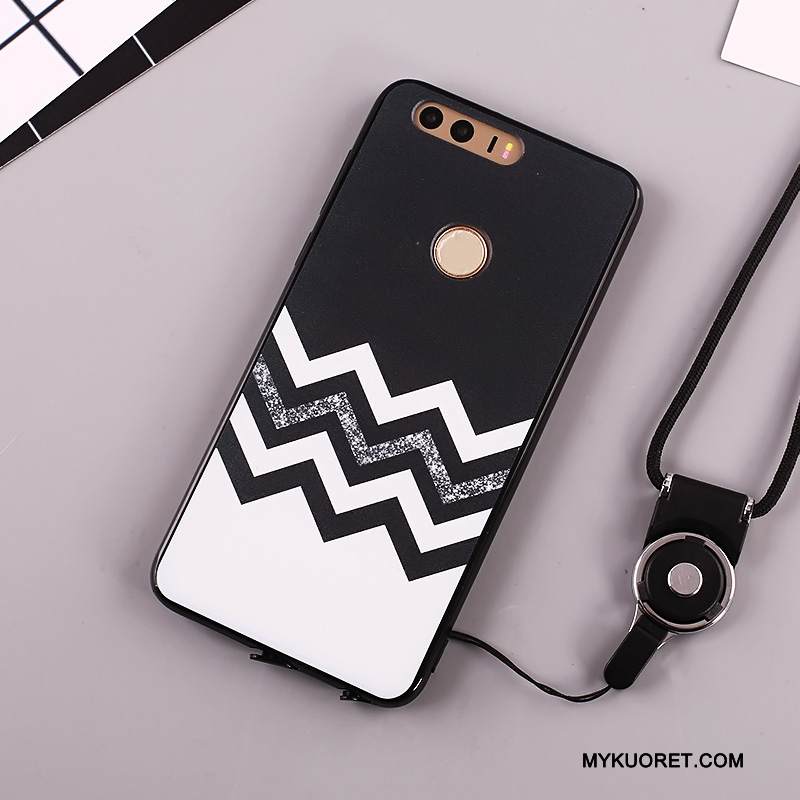 Kuori Huawei G9 Lite Maalaus Musta Ripustettavat Koristeet, Kotelo Huawei G9 Lite Silikoni Nuoret Puhelimen Kuoret